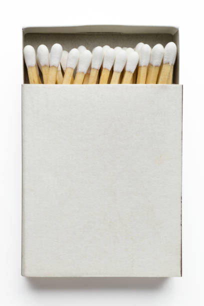 istock Close-up of matchbox, isolated on white background 1072654752