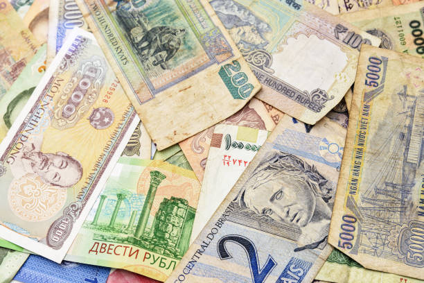 istock Cash money from different countries background 1072660746