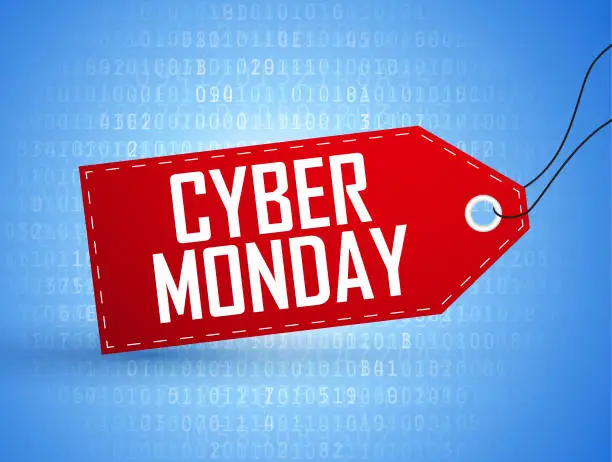 Vector illustration of Cyber monday