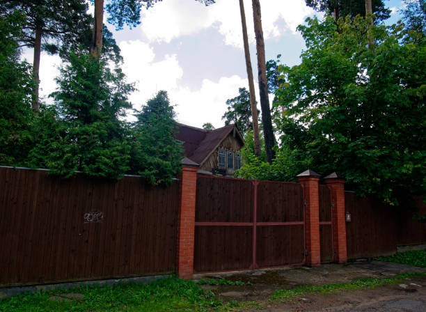 istock summer landscape in the urban-type settlement in summer 1072670084