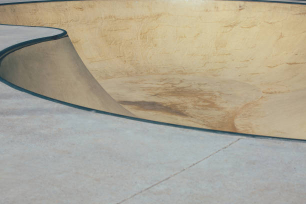 istock Skate park bowl detail view 1072679734