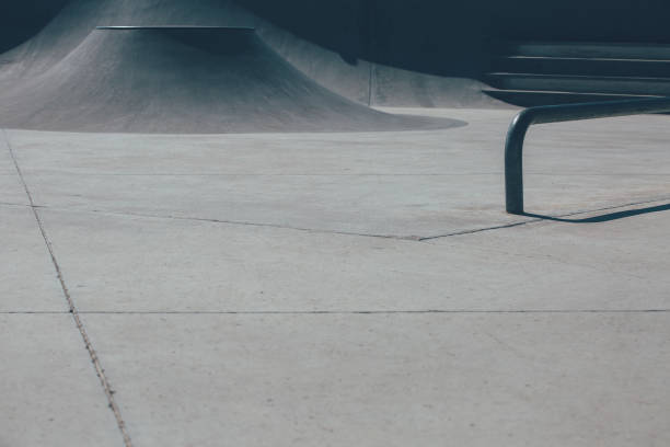 istock Urban skate park view 1072679740