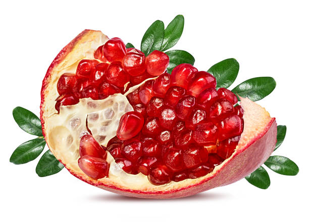 istock Pomegranate isolated on white background with clipping path 1072682598