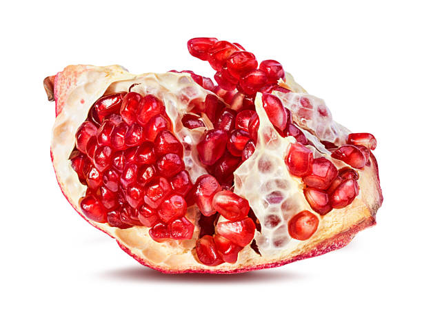 istock Pomegranate isolated on white background with clipping path 1072683136
