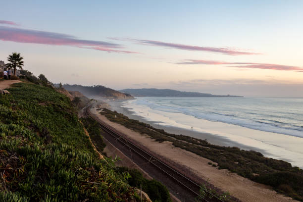 istock Sunset at the southern California beach 1072683392