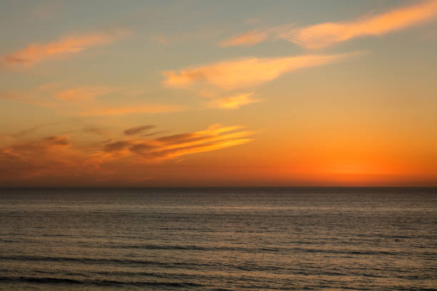 Sunset at the terry pine and del mar beach, 2018 Winter, San Diego, CA