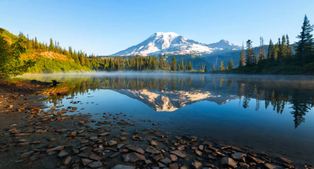 istock Bench Lake in Mt Rainier NP 1072698026