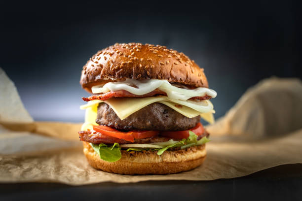 istock Fresh tasty burger 1072735506