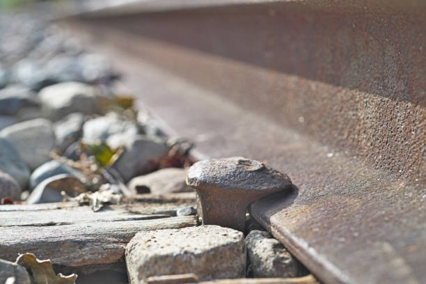 istock Rail of the railroad 1072738932