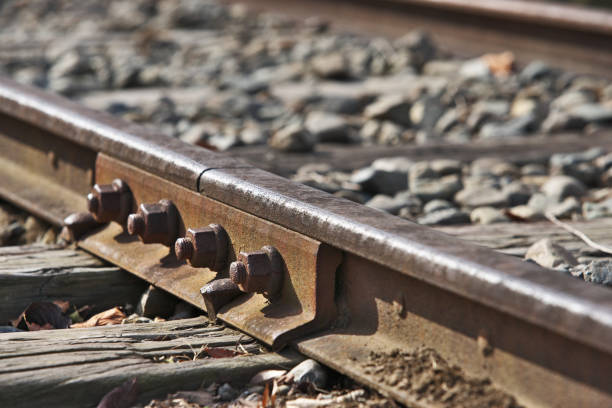 istock Rail of the railroad 1072739666