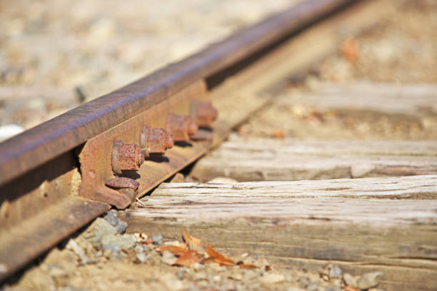 istock Rail of the railroad 1072740256