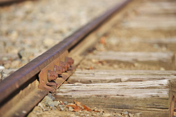 istock Rail of the railroad 1072740260