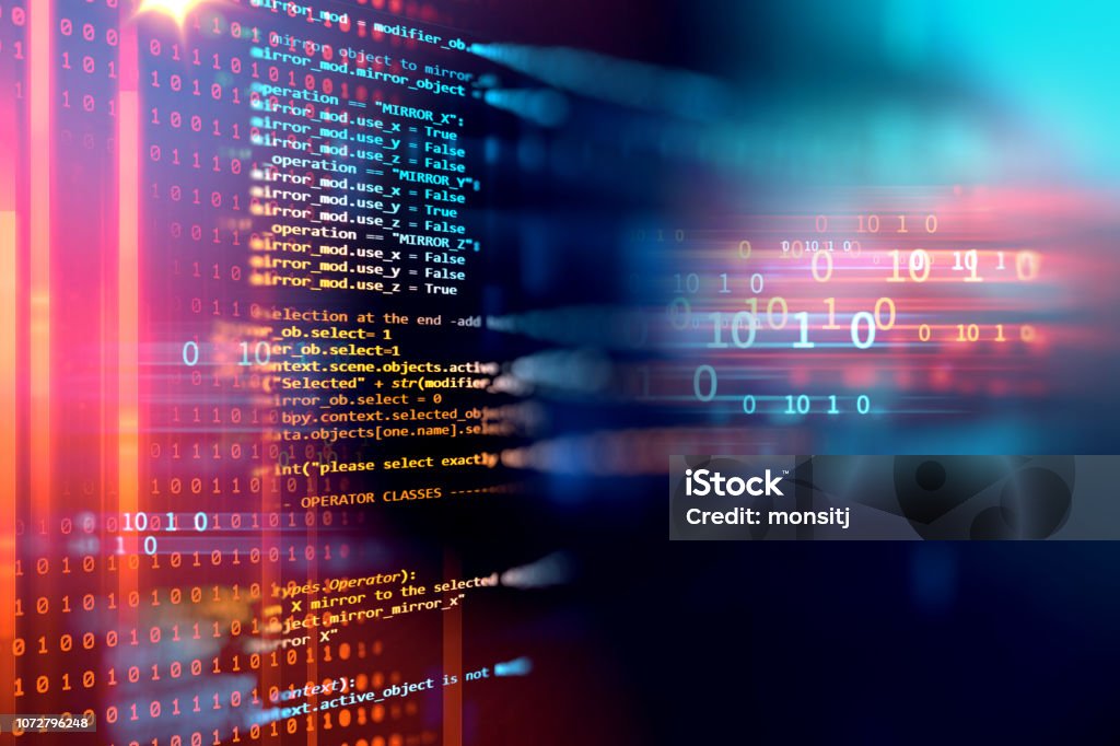Programming Code Abstract Technology Background Of Software Developer ...