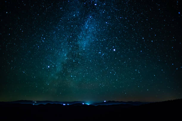 istock Starry sky in the Carpathians 1072825702