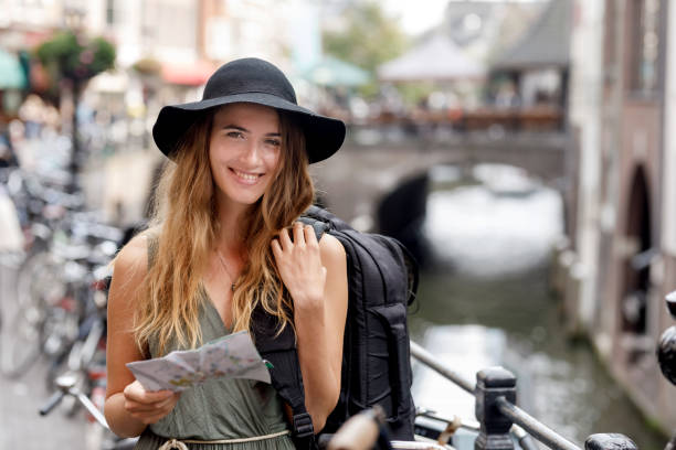 istock Young Woman Backpacking In Europe 1072874954