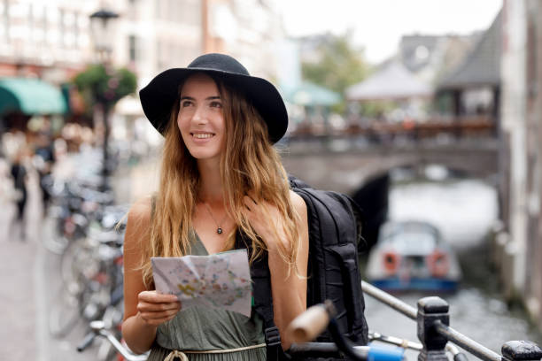 istock Young Woman Backpacking In Europe 1072874974
