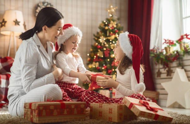 istock family celebrating Christmas 1072898770