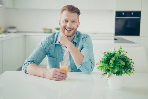 istock Optimistic handsome attractive careless carefree chill cheerful 1072905648