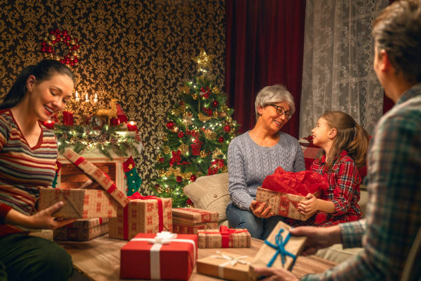 istock family celebrating Christmas 1072927752