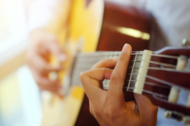 istock Cropped shot musician playing a guitar. 1072958054