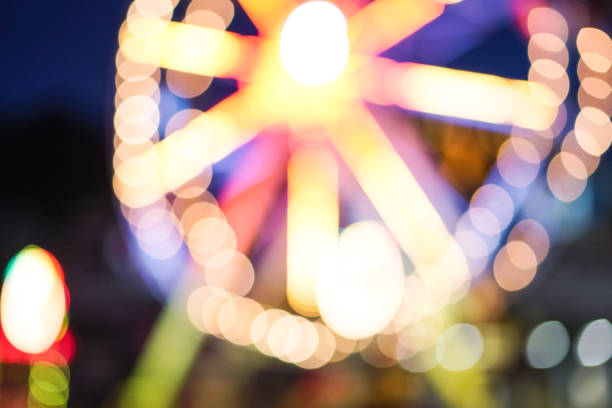 istock Multicolored blurred background with camera effect. Bokeh for your design. Stock photo 1072961940