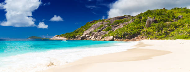 istock Tropical beach of Grande Soeur 1072968920