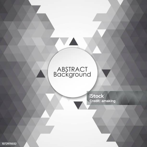 Digital Triangle Graphics Abstract Modern Triangle Digital Vector Background Stock Illustration ...