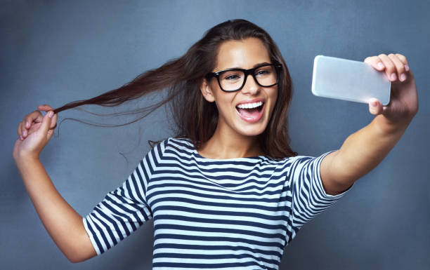 istock Happiness is taking a perfect selfie on the first try! 1072974132