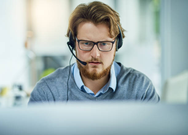 istock He gives every call his full attention 1072979690