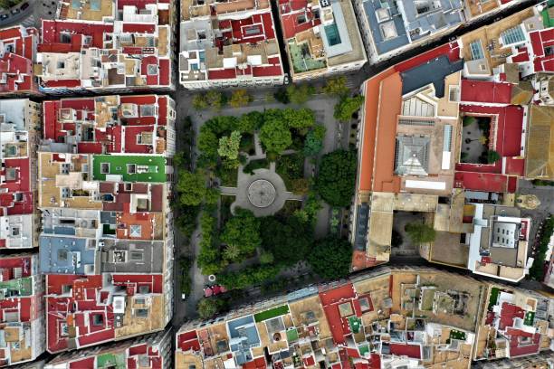 istock Cadiz in Spain from above 1072980732