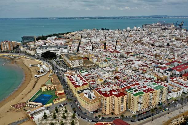 istock Cadiz in Spain from above 1072981164