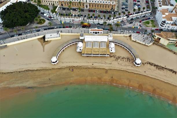 istock Cadiz in Spain from above 1072981538