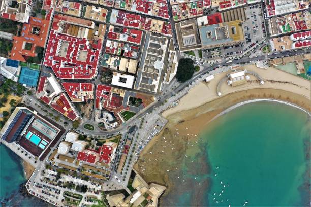 istock Cadiz in Spain from above 1072981894