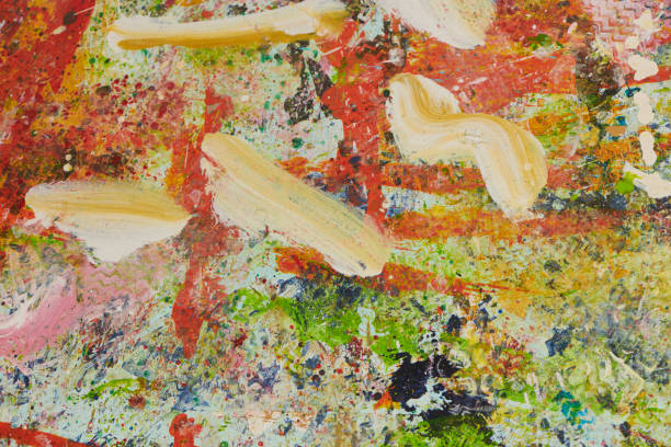 istock Colorful paintbrush stroke painting 1072989228