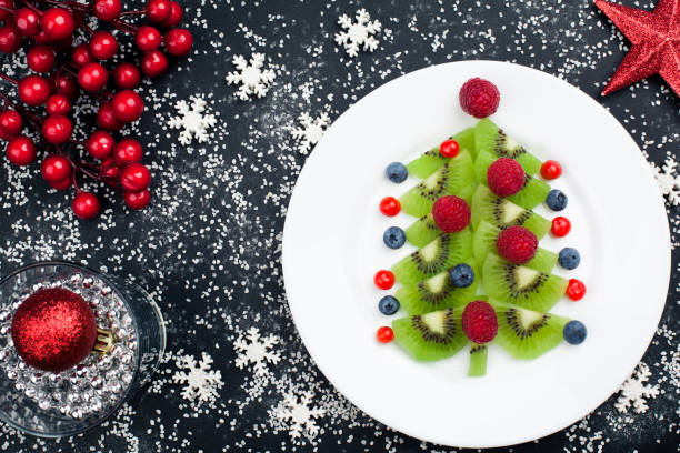 istock Healthy Christmas dessert snack breakfast for kids 1073000502