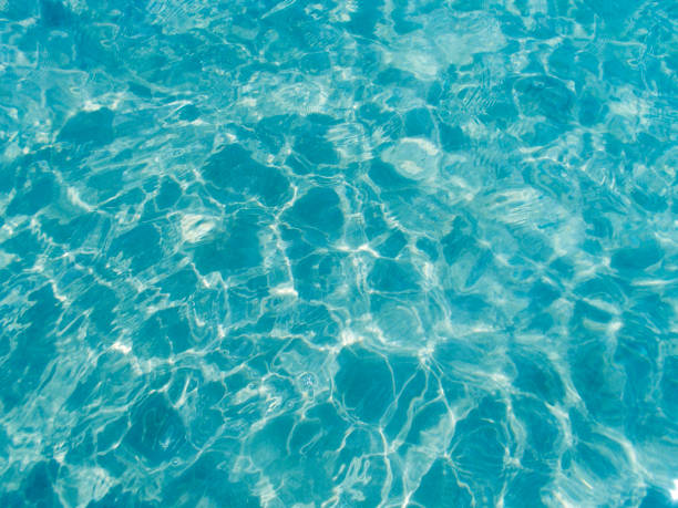 istock Water reflections at the sea. Underwater photography. Summertime 1073007672