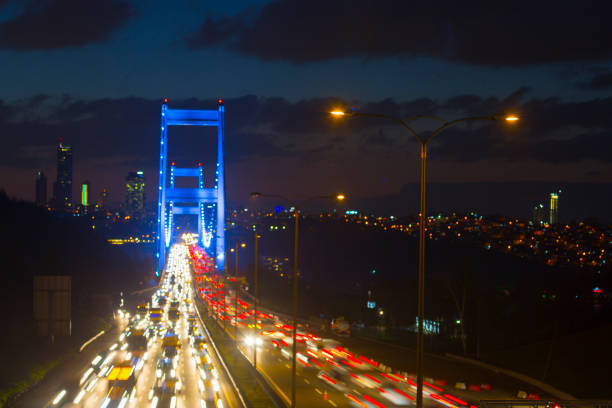 istock The most beautiful bridge in Istanbul at night 1073017612