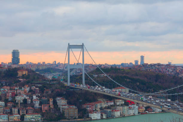 istock The most beautiful bridge in Istanbul at night 1073023524
