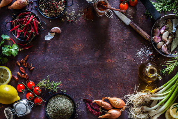 istock Cooking and seasoning background 1073023540