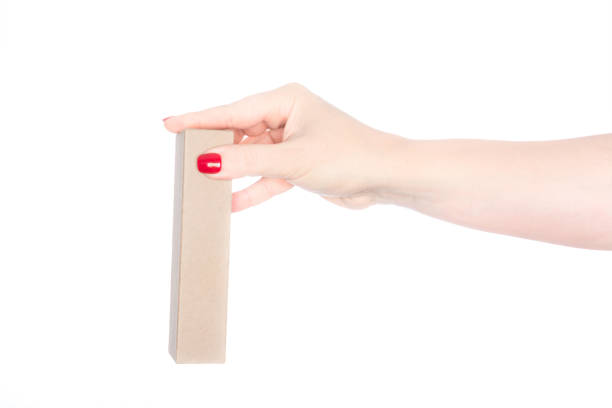 istock She holds the letter I on the right 1073028504