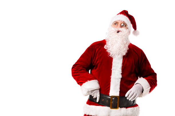 istock Santa Claus on white background 1073033856