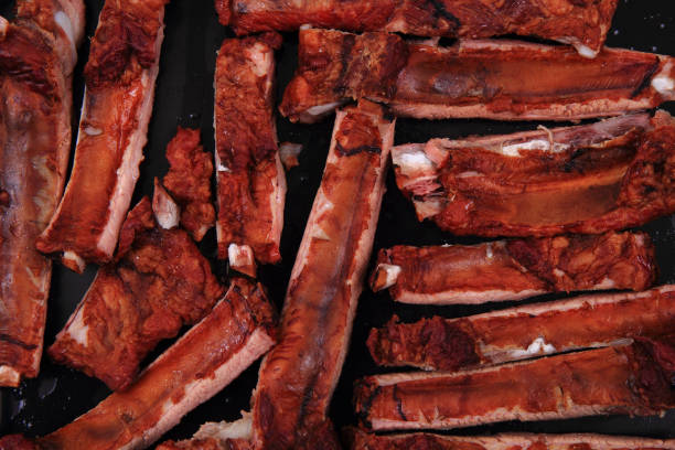 istock smoked pig ribs background 1073033966