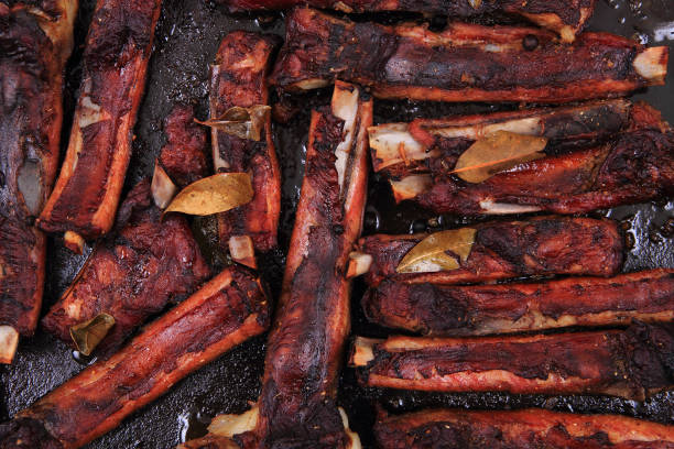 istock smoked pig ribs background 1073034002