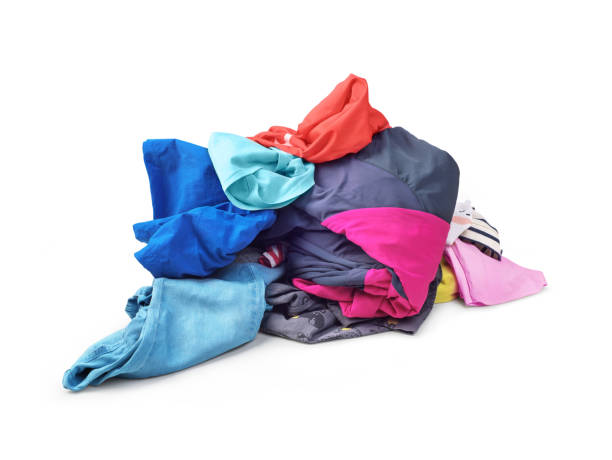 istock A pile of bright clothes isolated on white background 1073034608