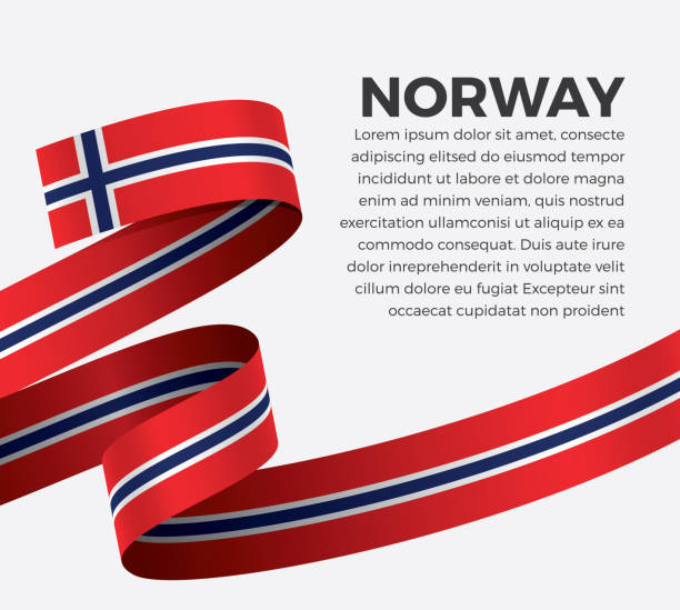 illustrazioni stock, clip art, cartoni animati e icone di tendenza di sfondo bandiera norvegia - norwegian flag norway flag freedom