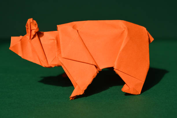 istock Origami paper bear 1073038766