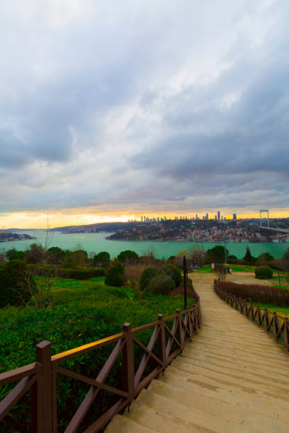 istock Istanbul sunset and beautiful bridge 1073047074