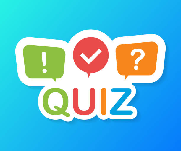 illustrations, cliparts, dessins animés et icônes de logo de quiz avec symboles de bulle de discours, concept de questionnaire montrent chanter, bouton quiz, concours de la question. illustration vectorielle. - question mark asking symbol interface icons