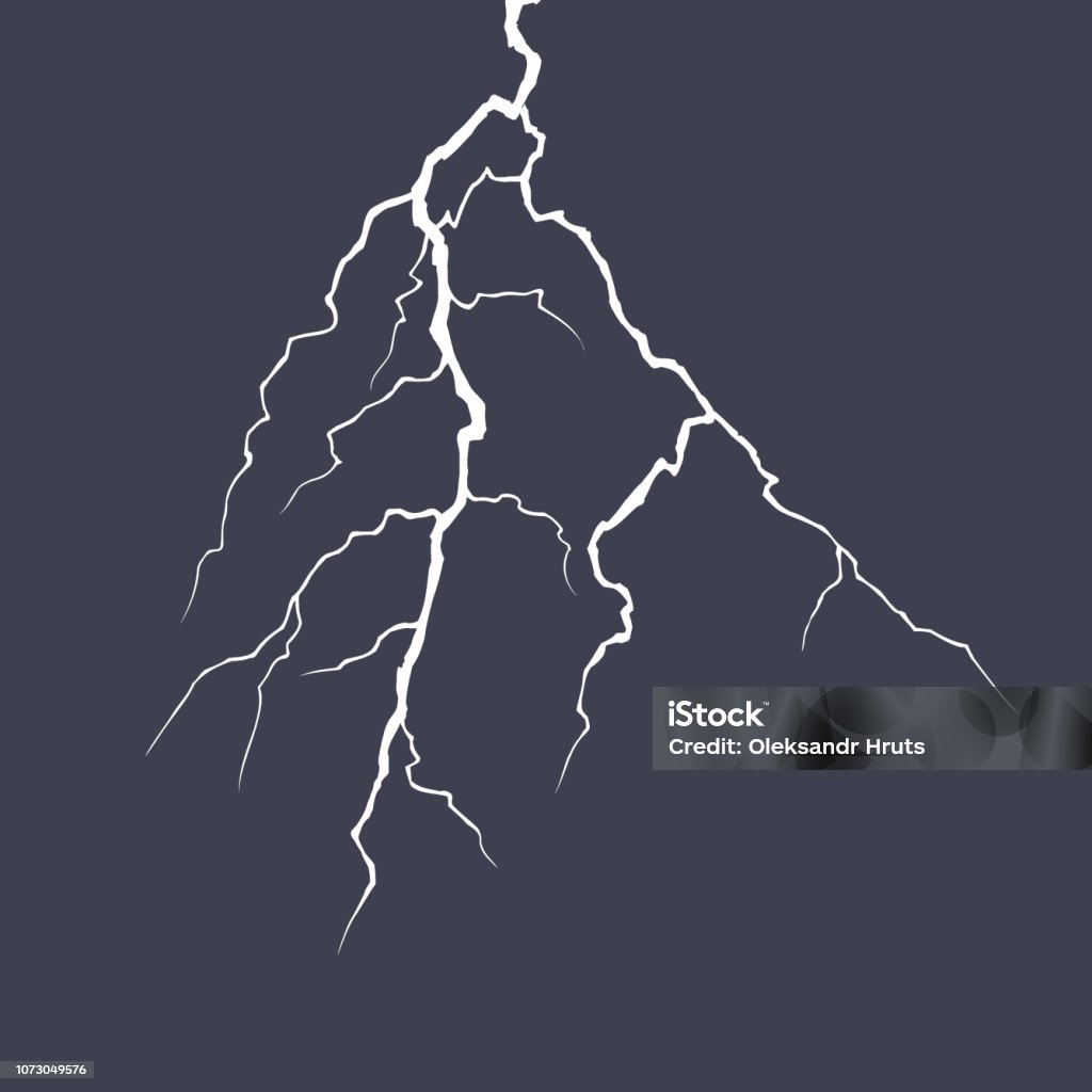 Realistic vector lightning on checkered background. Bright, electric lightning. Vector illustration. Realistic vector lightning on checkered background. Bright, electric lightning. Vector stock illustration. Lightning stock vector