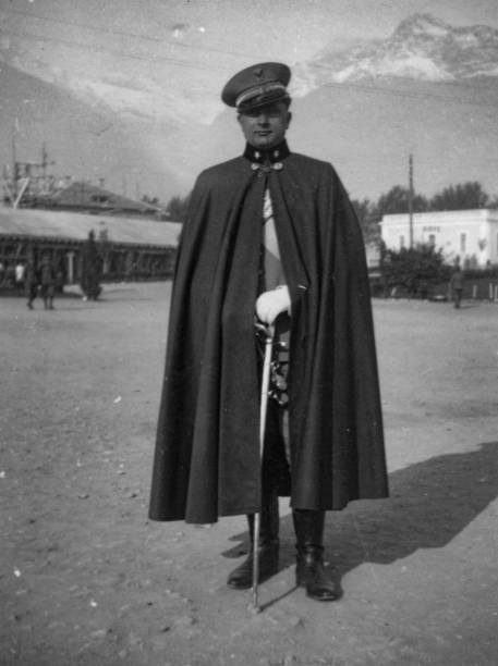 istock 1920s italian soldier portrait 1073052828